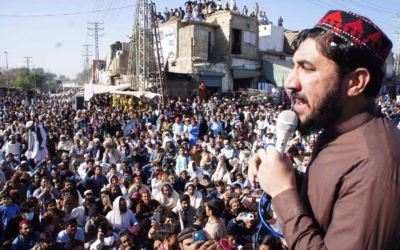 Pakistani Air Force jets patrol near the Afghan border amid rising tensions.