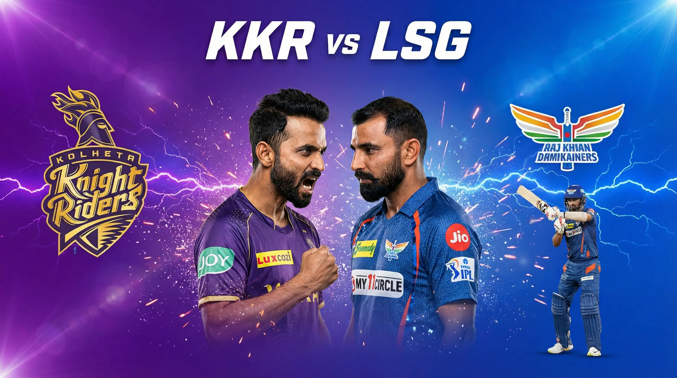 kolkata knight riders vs lucknow super giants 15th match 2026 33318 banner