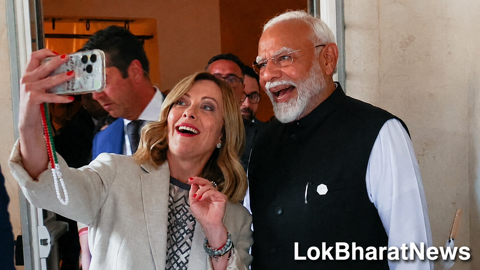 PM Modi, Giorgia Meloni,