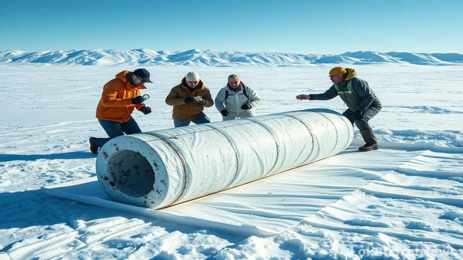 Antarctic ice stardust